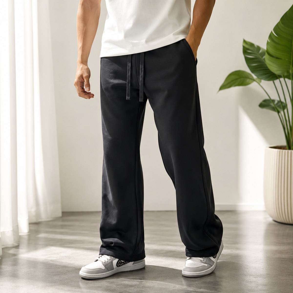 Premium Wide Leg Trouser - Image 2
