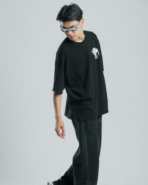 Black Oversized Tee