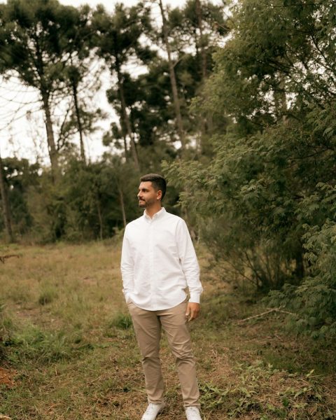 Beige Slim Chino