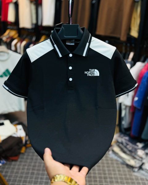 Contrast Shoulder Polo Shirt
